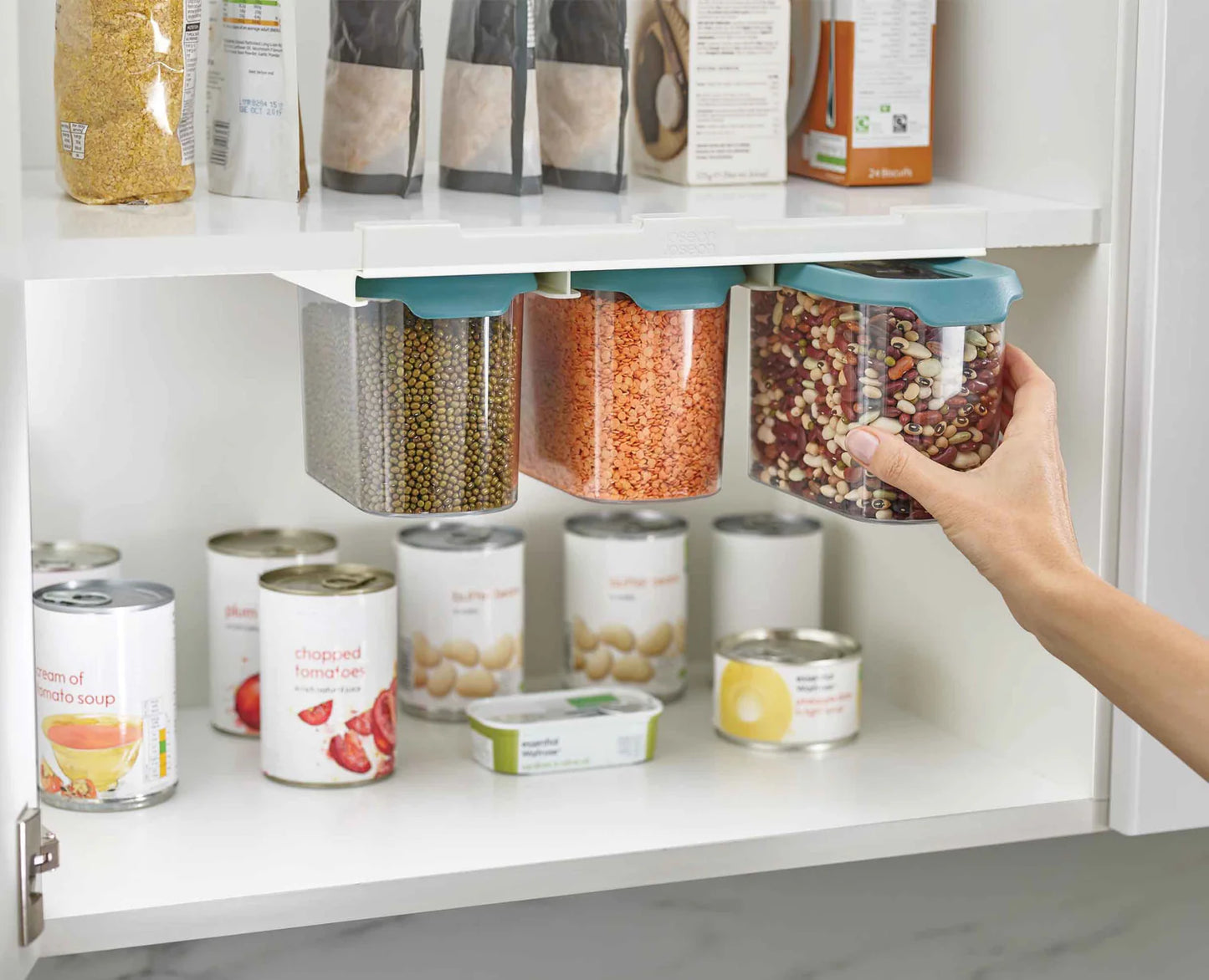 CupboardStore Under-Shelf Storage 1.3L Container Set