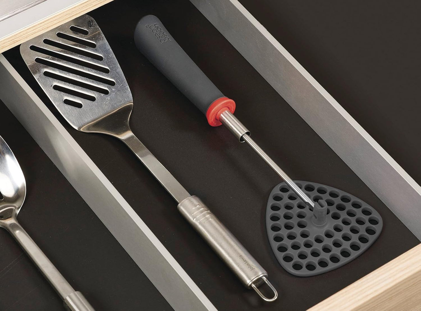 Delta Ergonomic Folding Masher - Grey