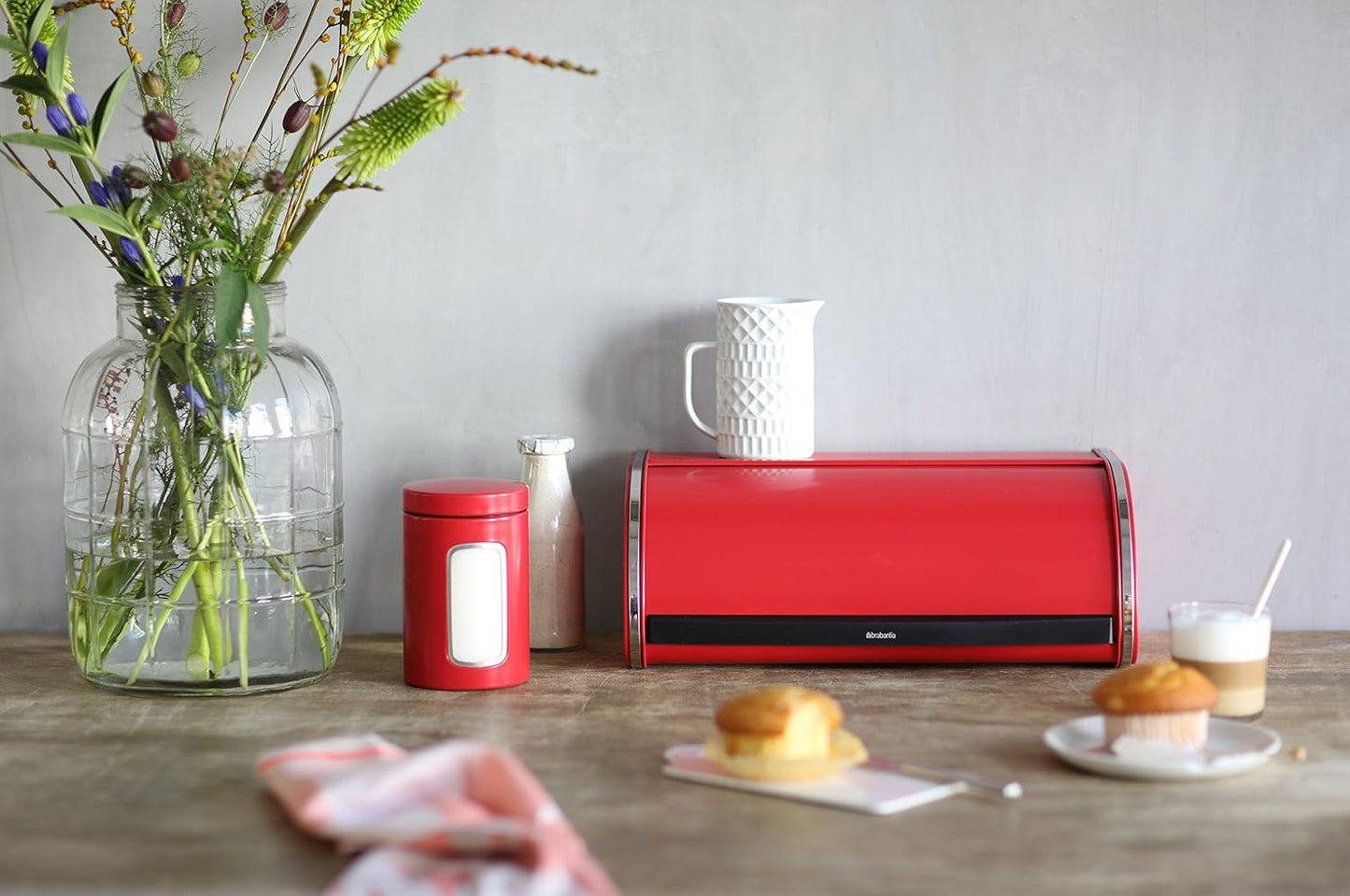 Window Canister 1.4 Litre - Passion Red