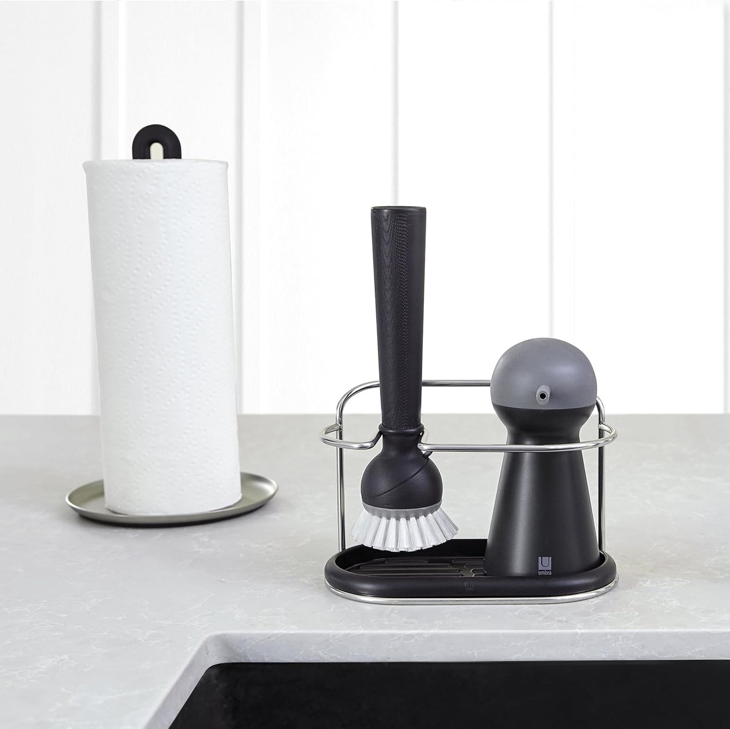 Butler Sink Caddy - Black/Nickel