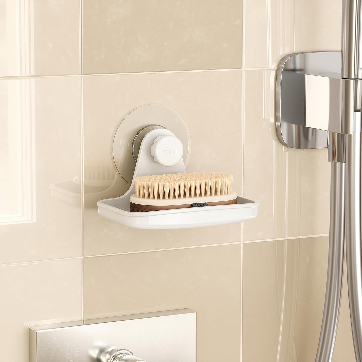 Flex Adhesive Soap Dish - White