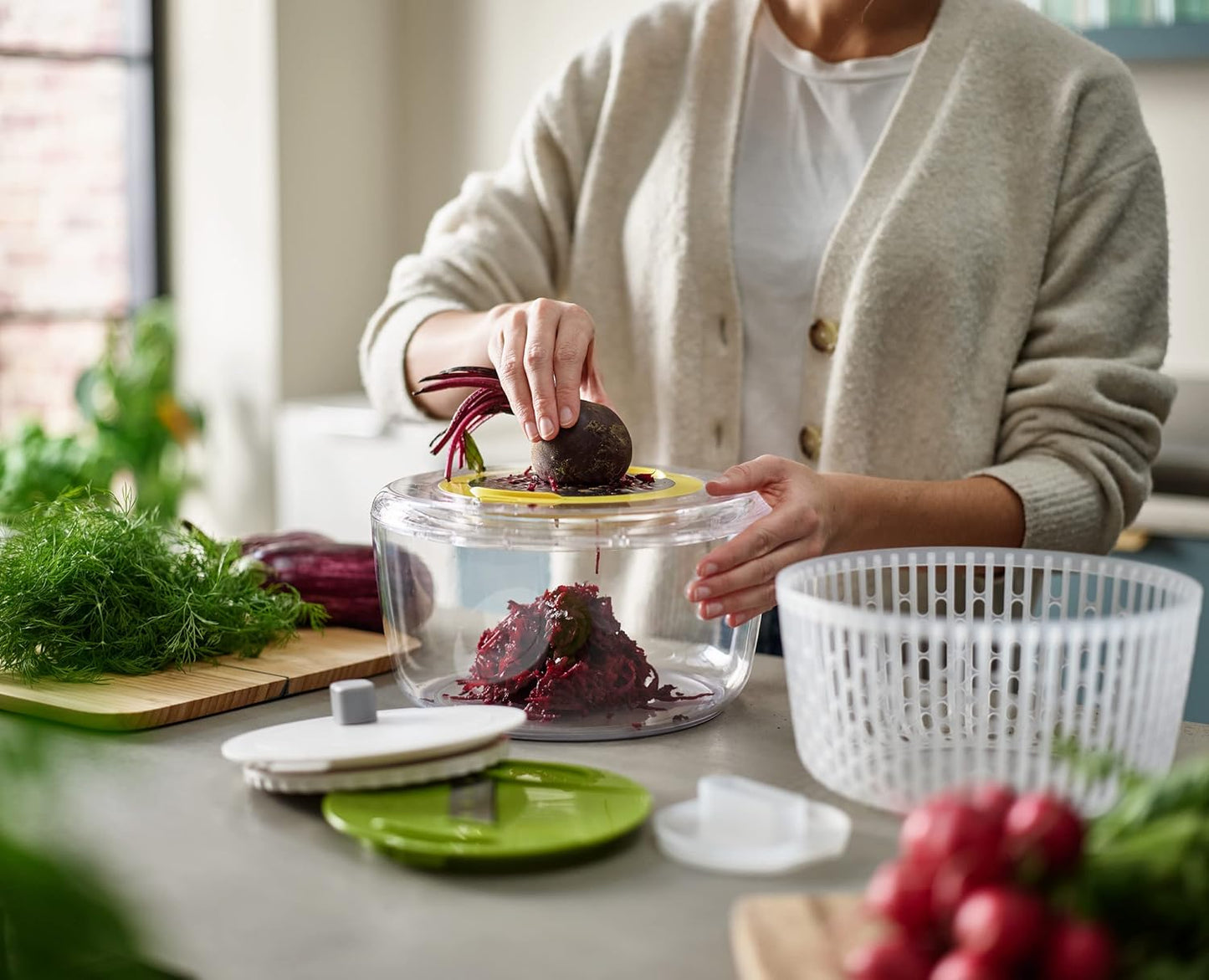 DUO 3-Piece Salad Preparation Set - Multicolor