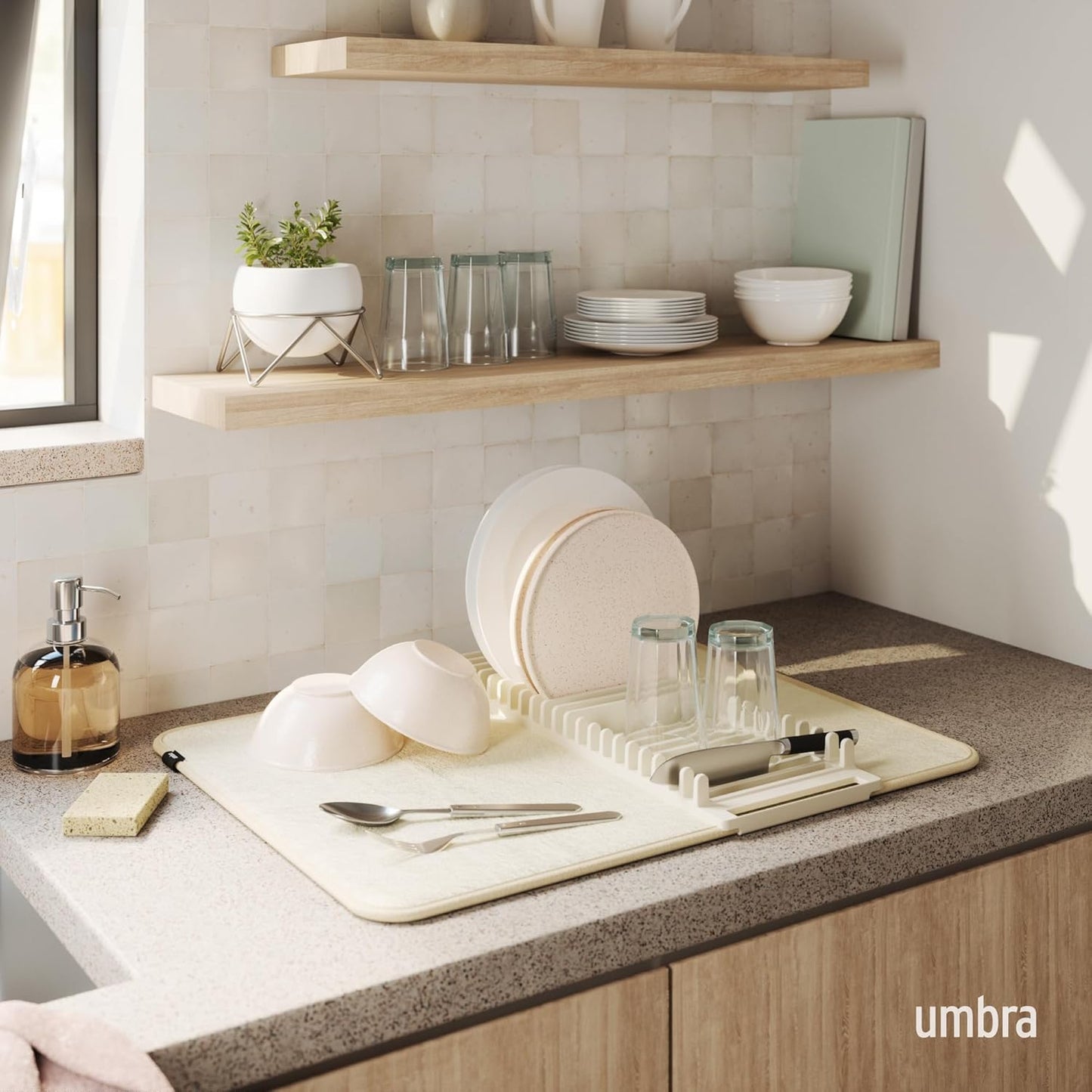 Udry Drying Rack Mat - Linen