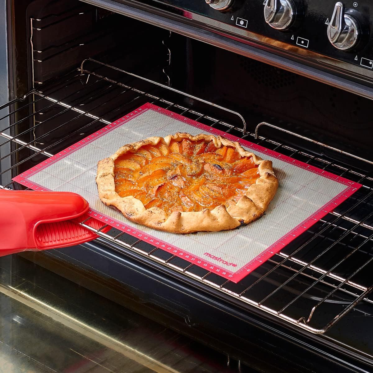 Largy Pastry Mat 30x40cm - Red Translucent