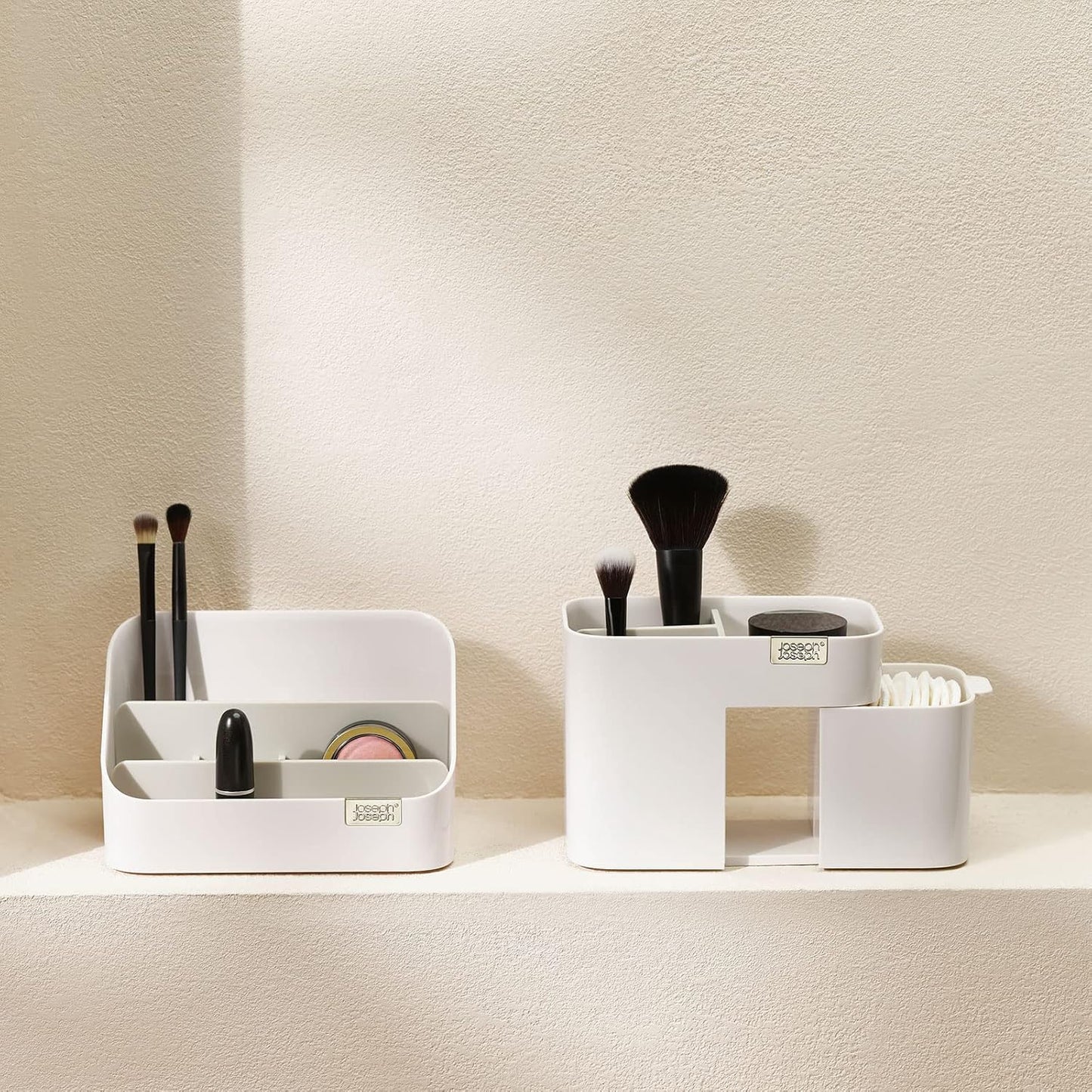 Viva Tiered Cosmetic Organiser - Shell