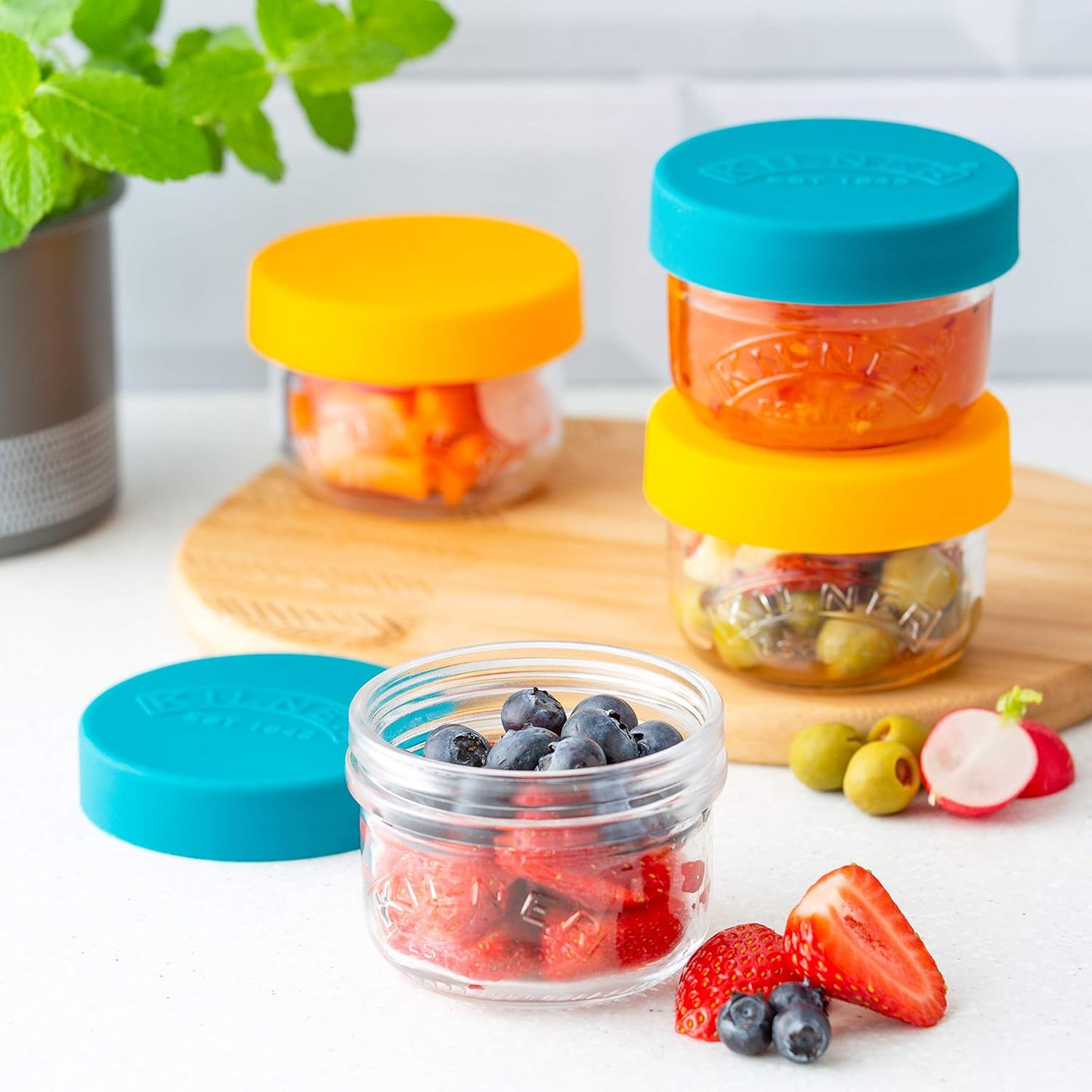 Snack&Store Pots (Set of 2), 125mL