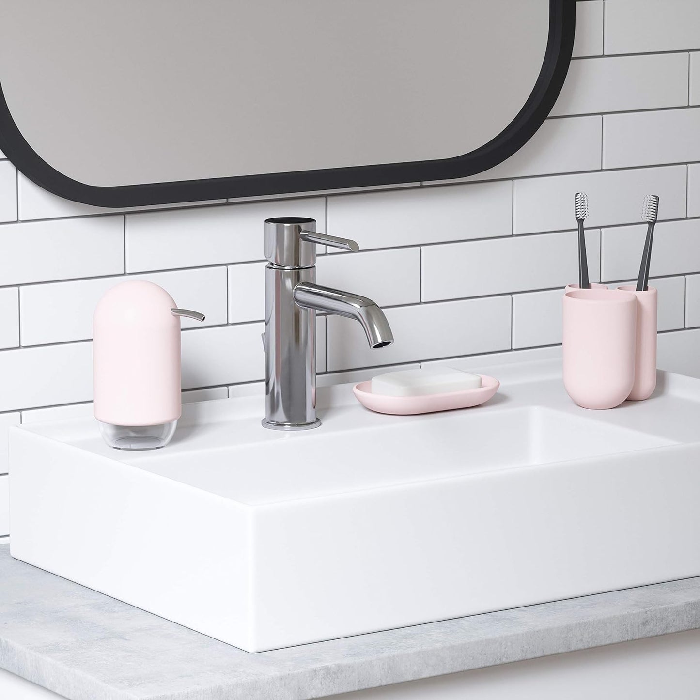 Touch Soap Dish - Blush Pink
