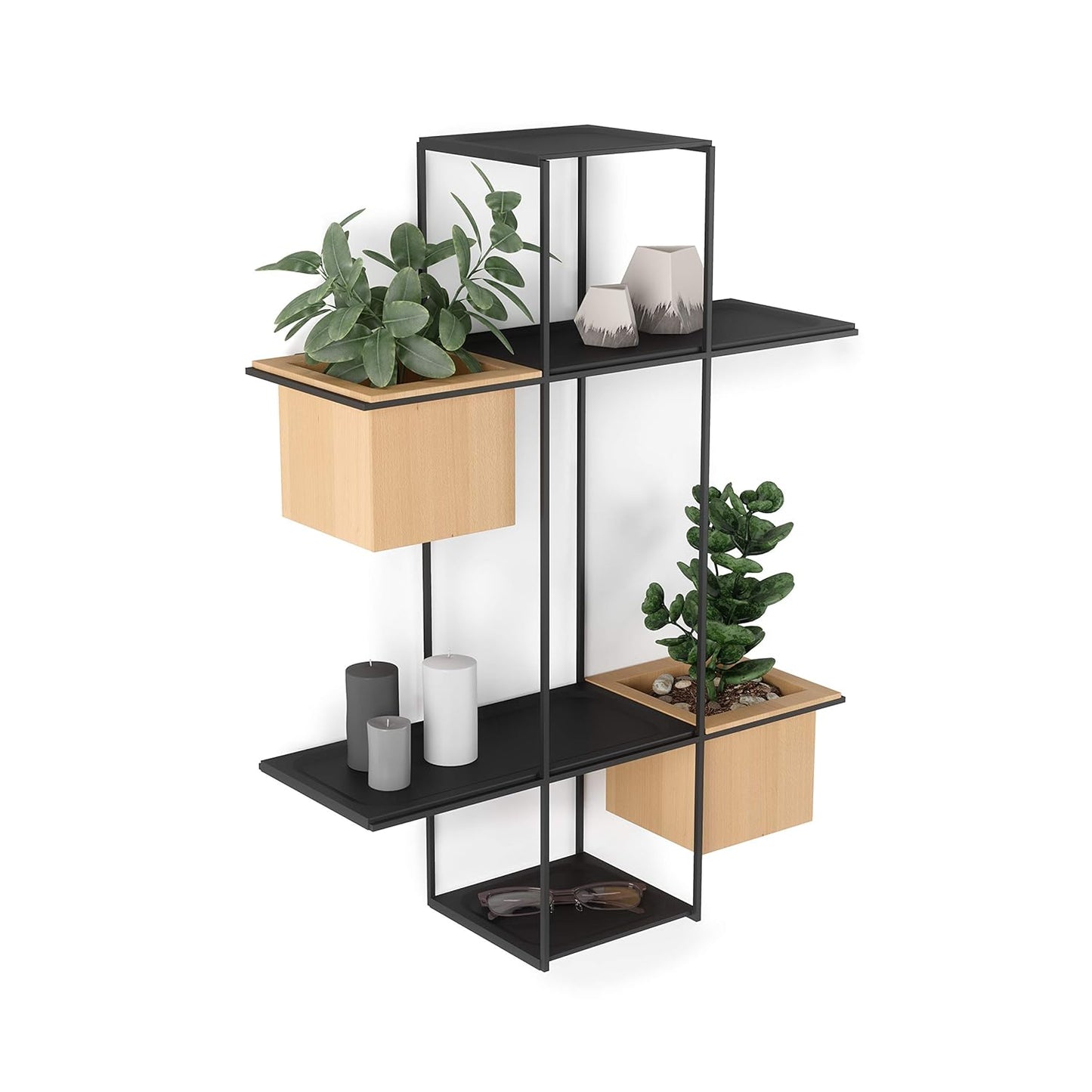 Cubist Multi Shelf - Sand/Black