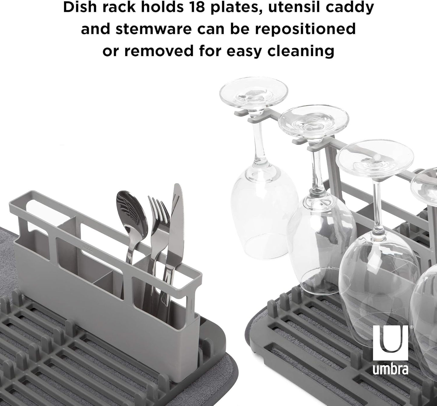 Udry Dishrack with Dry Matt - Charcoal