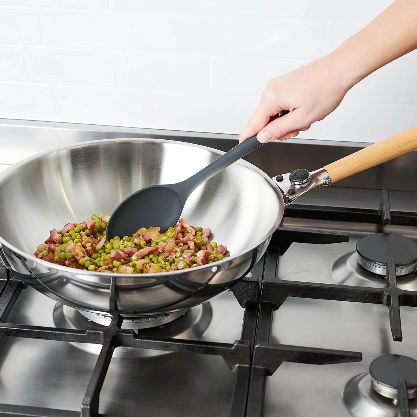 Silicone Kitchen Spoon - Black