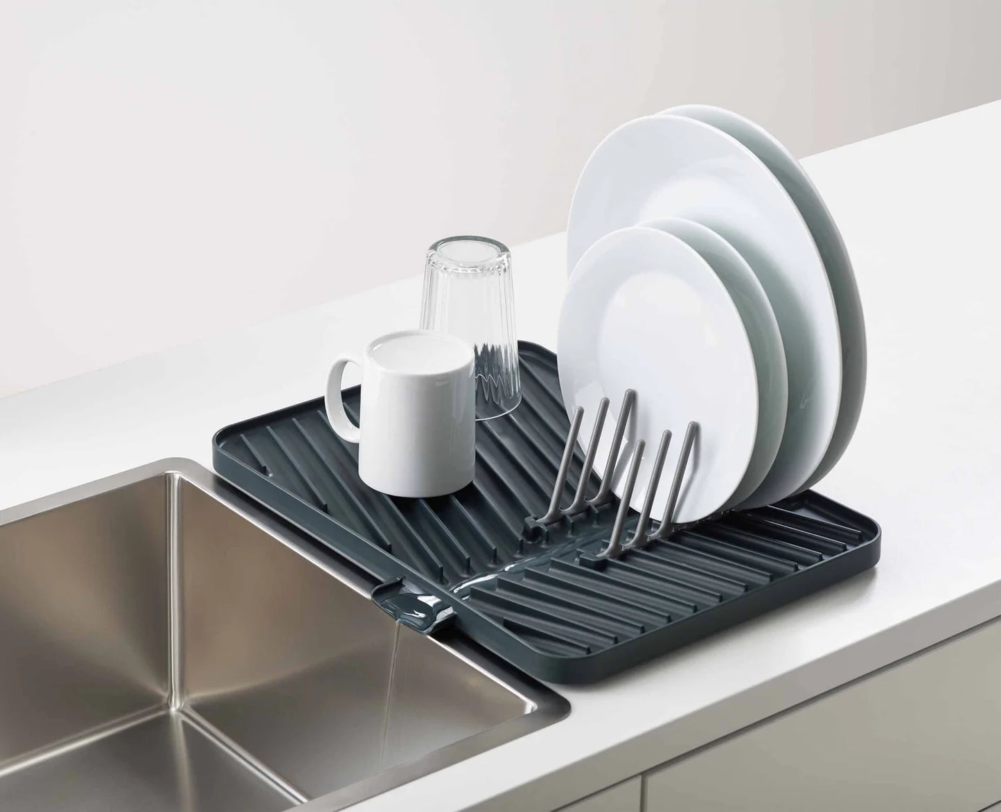 Flip-Up Draining Board - Grey