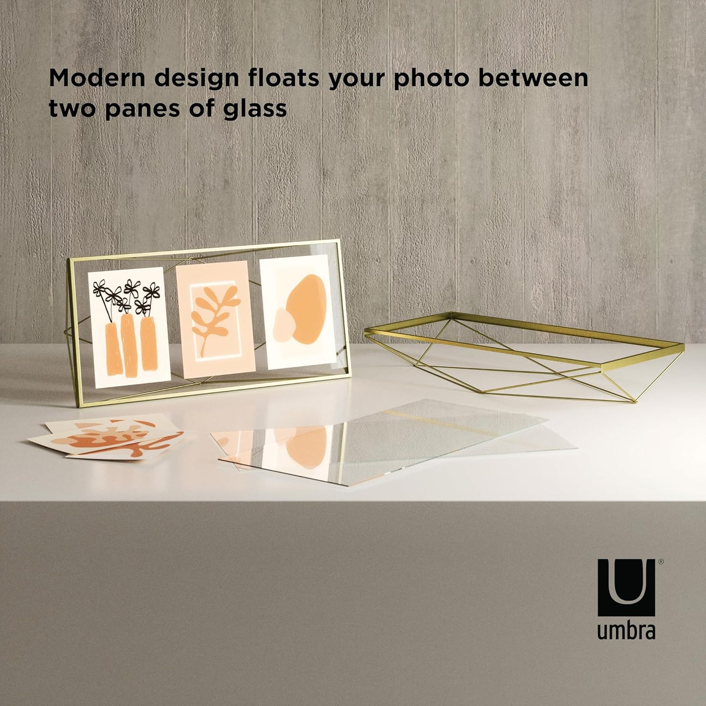 Prisma Picture Frame Multi - Matte Brass