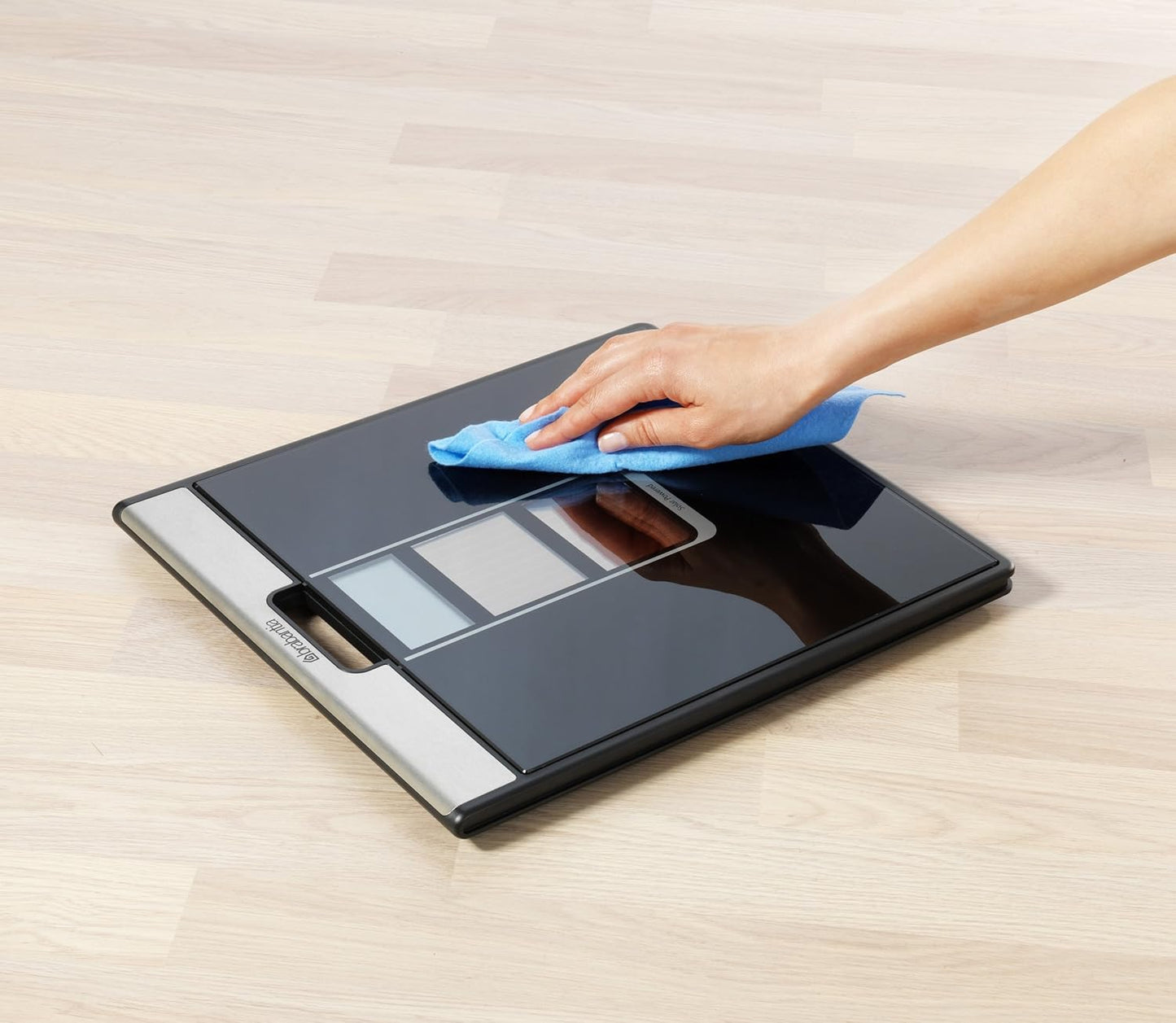 Solar Powered Bathroom Scales - Black