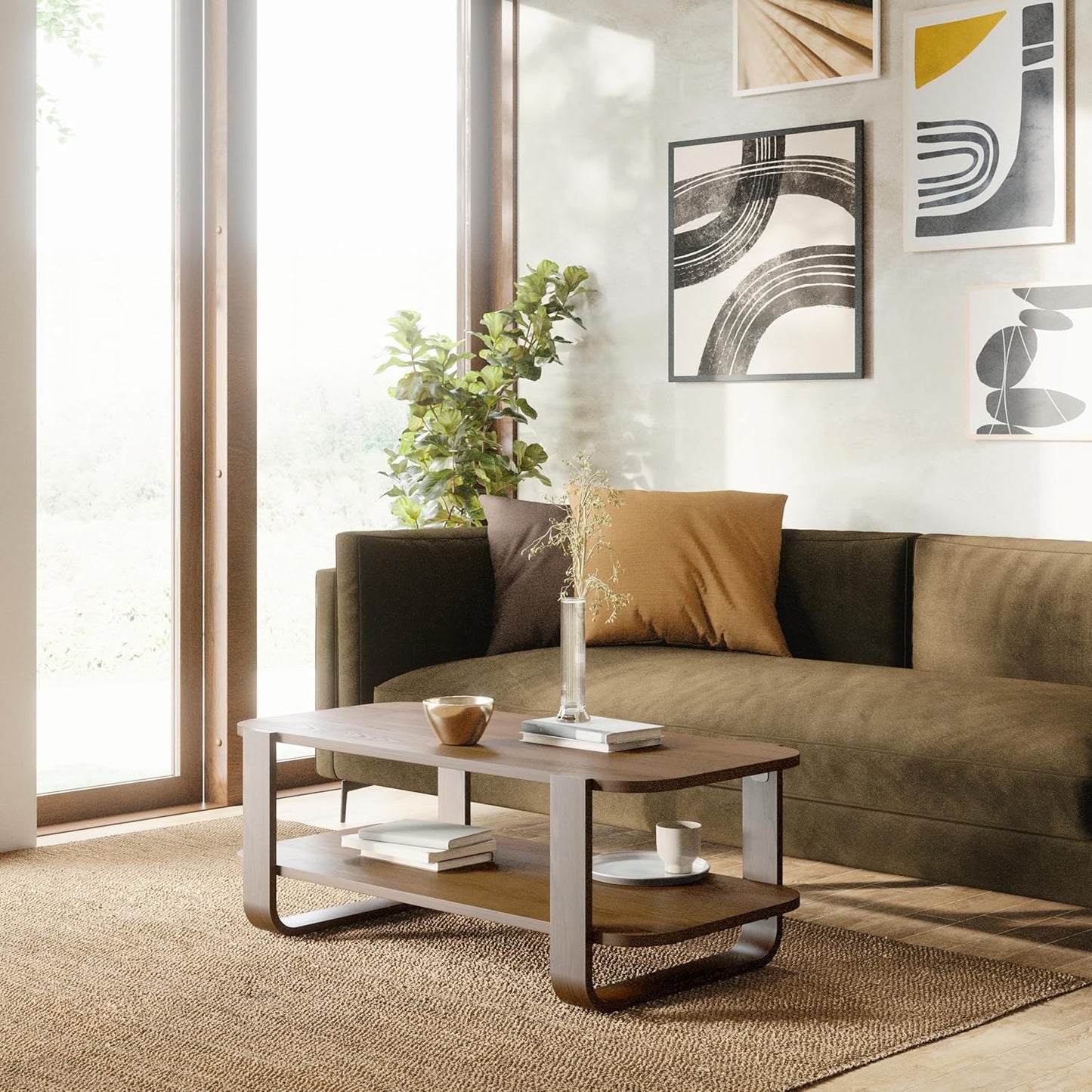 Bellwood Coffee Table - Age Walnut