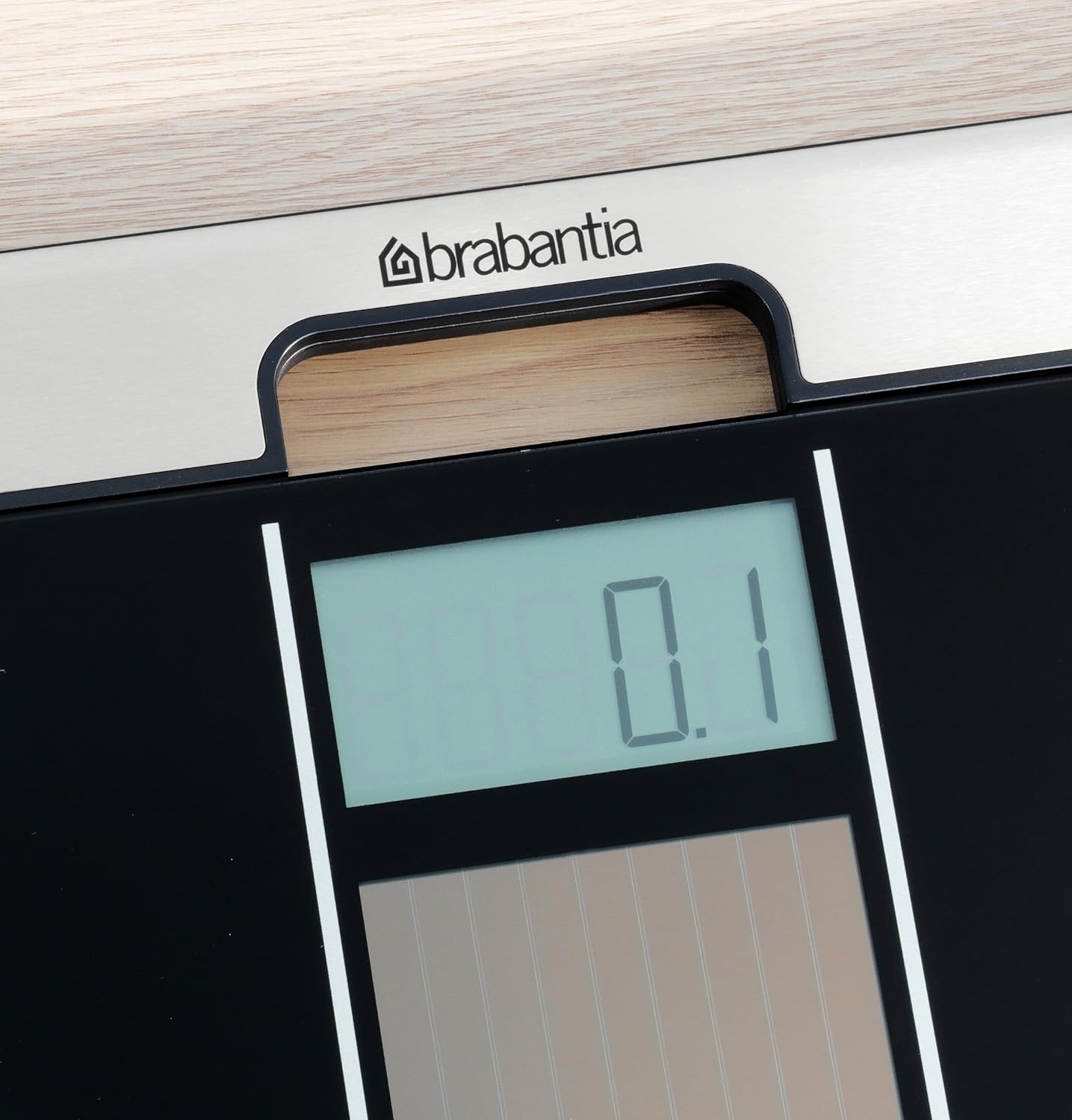 Solar Powered Bathroom Scales - Black