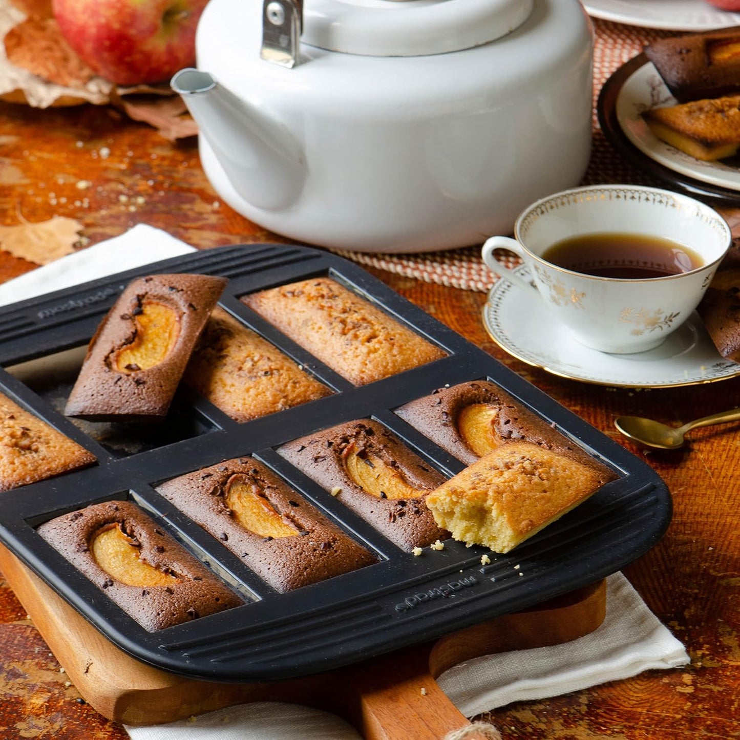 8 Financiers Baking Pan - Grey Translucent