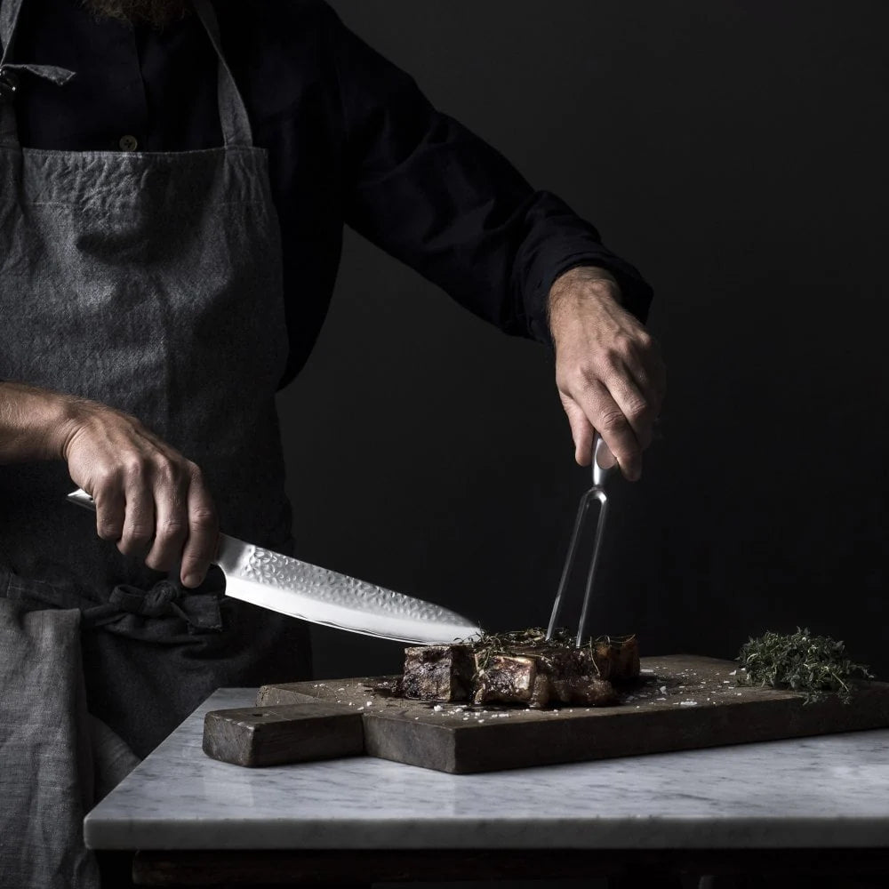 Carving Knife with Hammer Finish - 21cm (SAI-02)