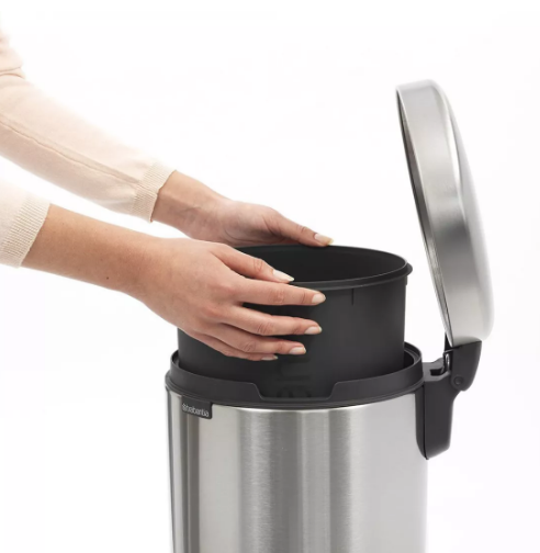 Pedal Bin Motion Control 12 Litre - Fingerprint Proof