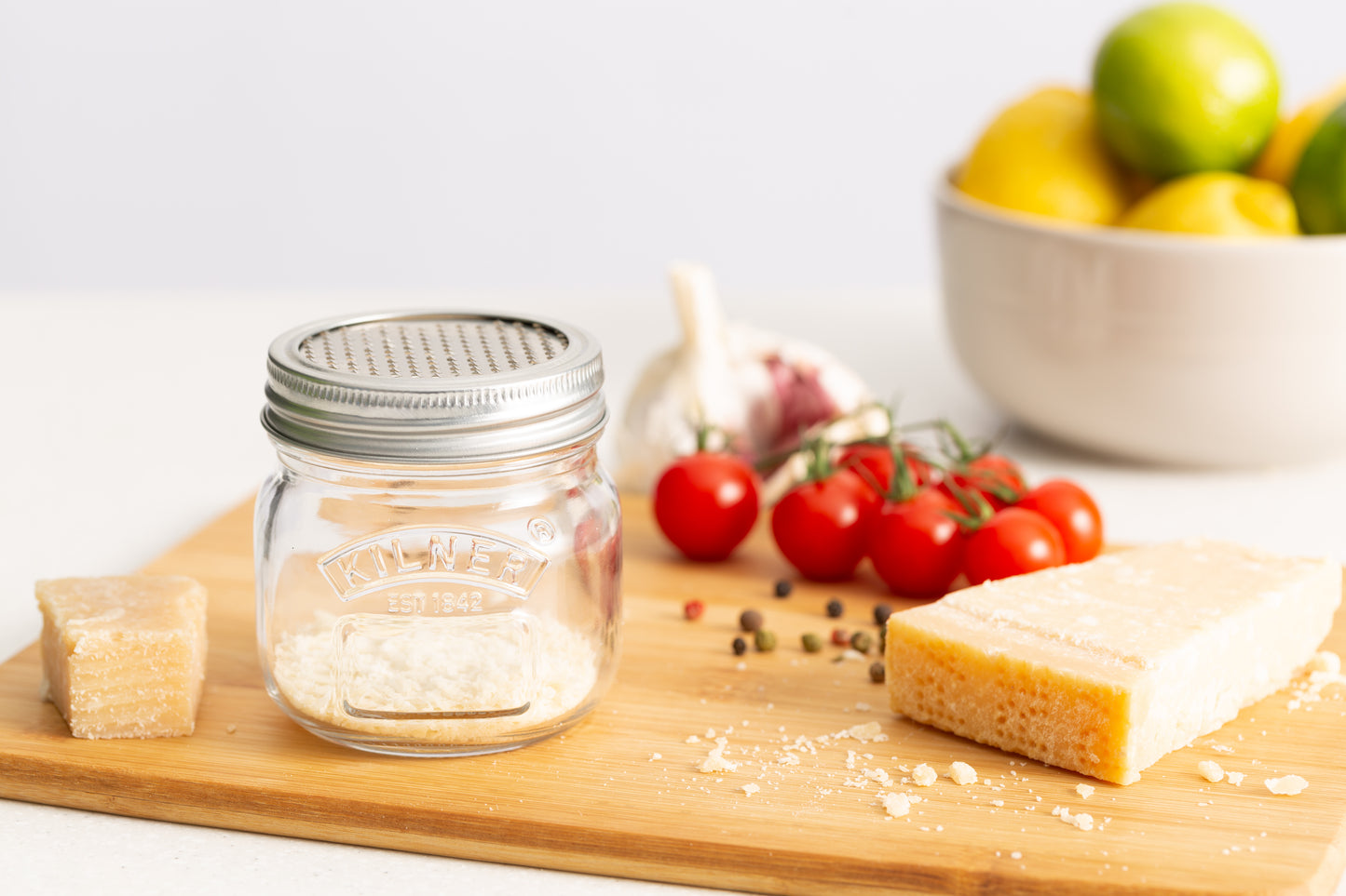 Storage Jar & Fine Grater Lid, 0.25L