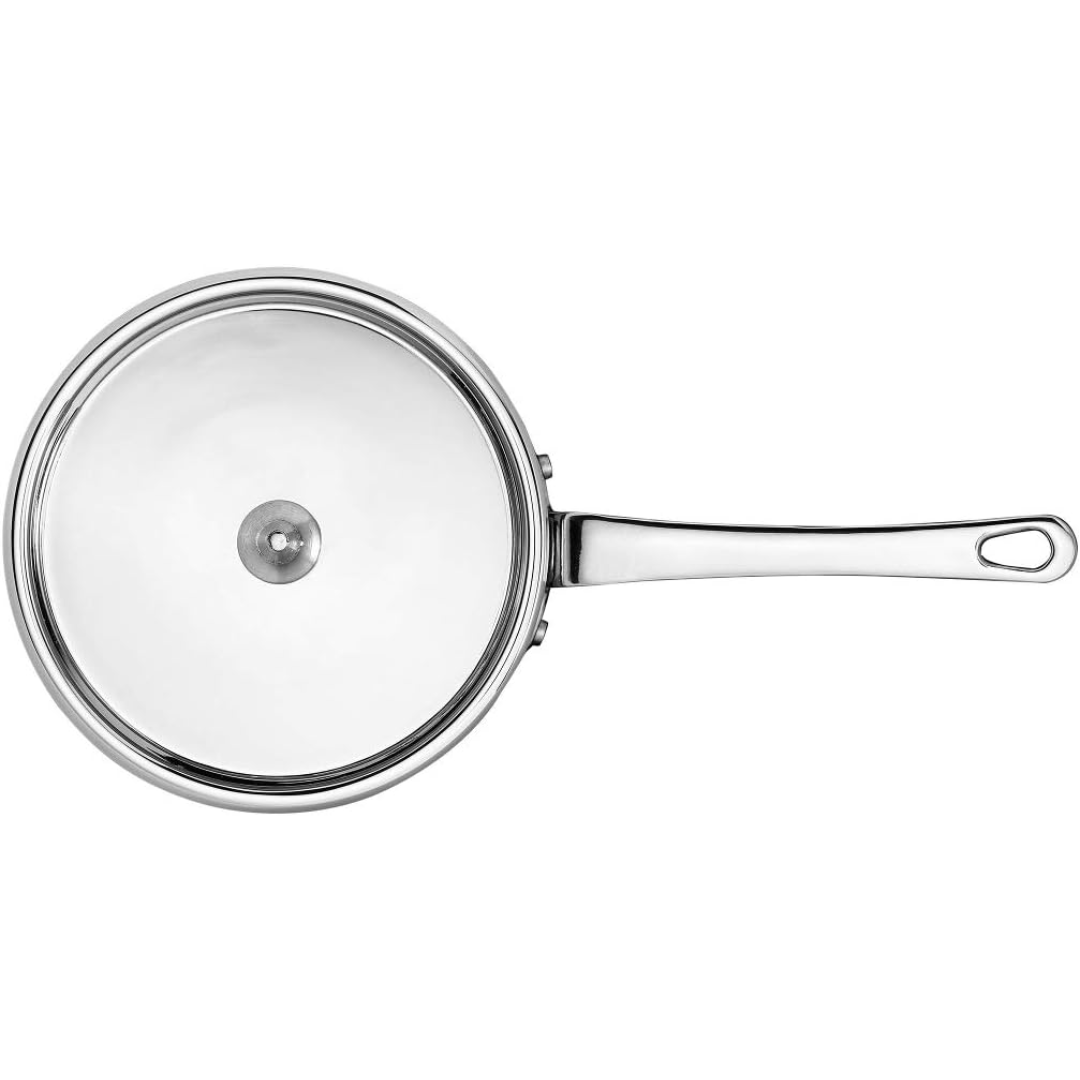 Maitre D' Copper - Saucepan 12cm/0.6 L with Lid (Stainless Steel | Copper)