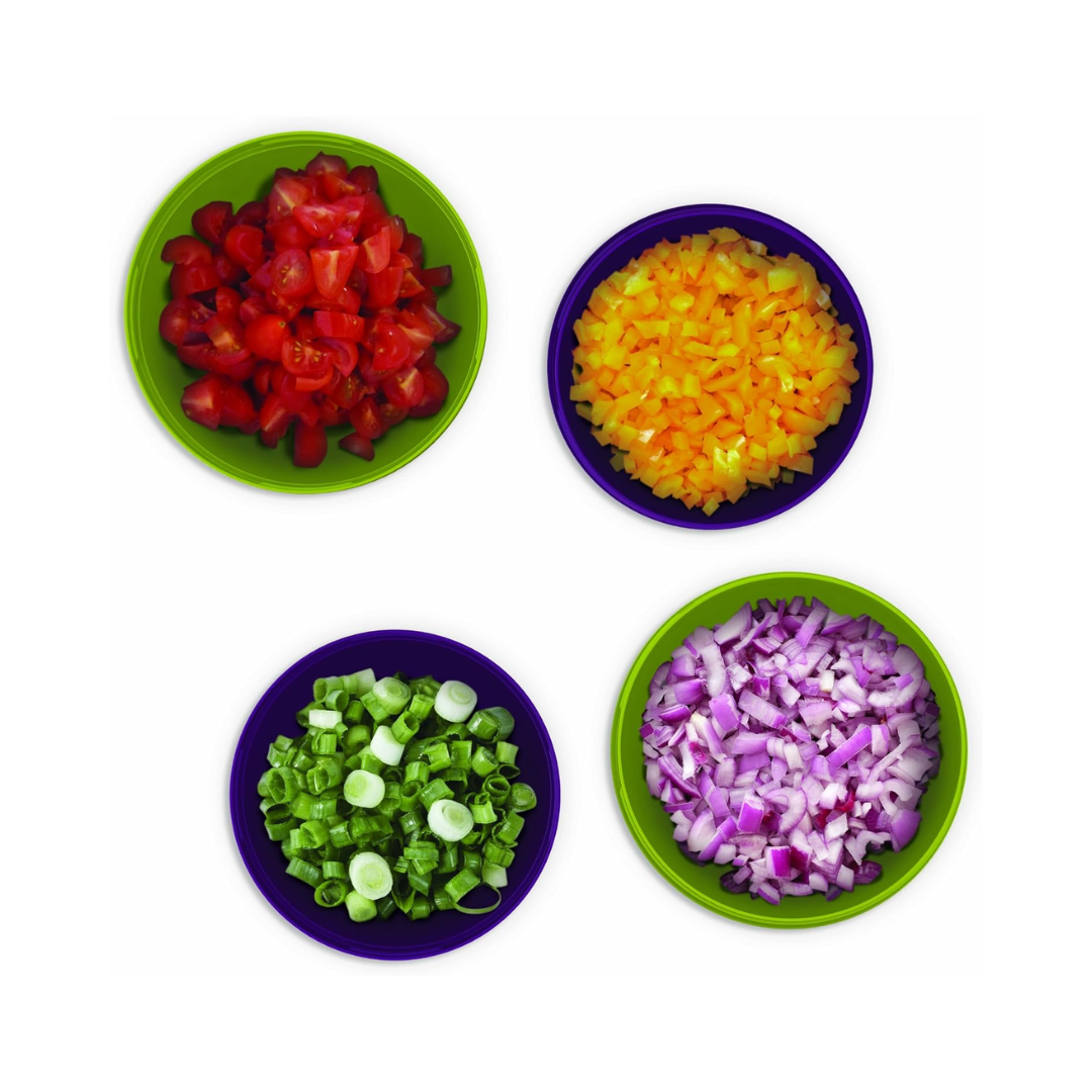 Prep & Store - Green/Aubergine