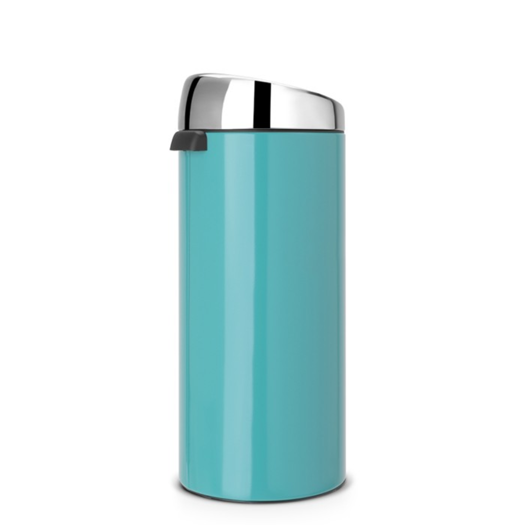 Touch Bin 30 Litre - Caribbean Blue