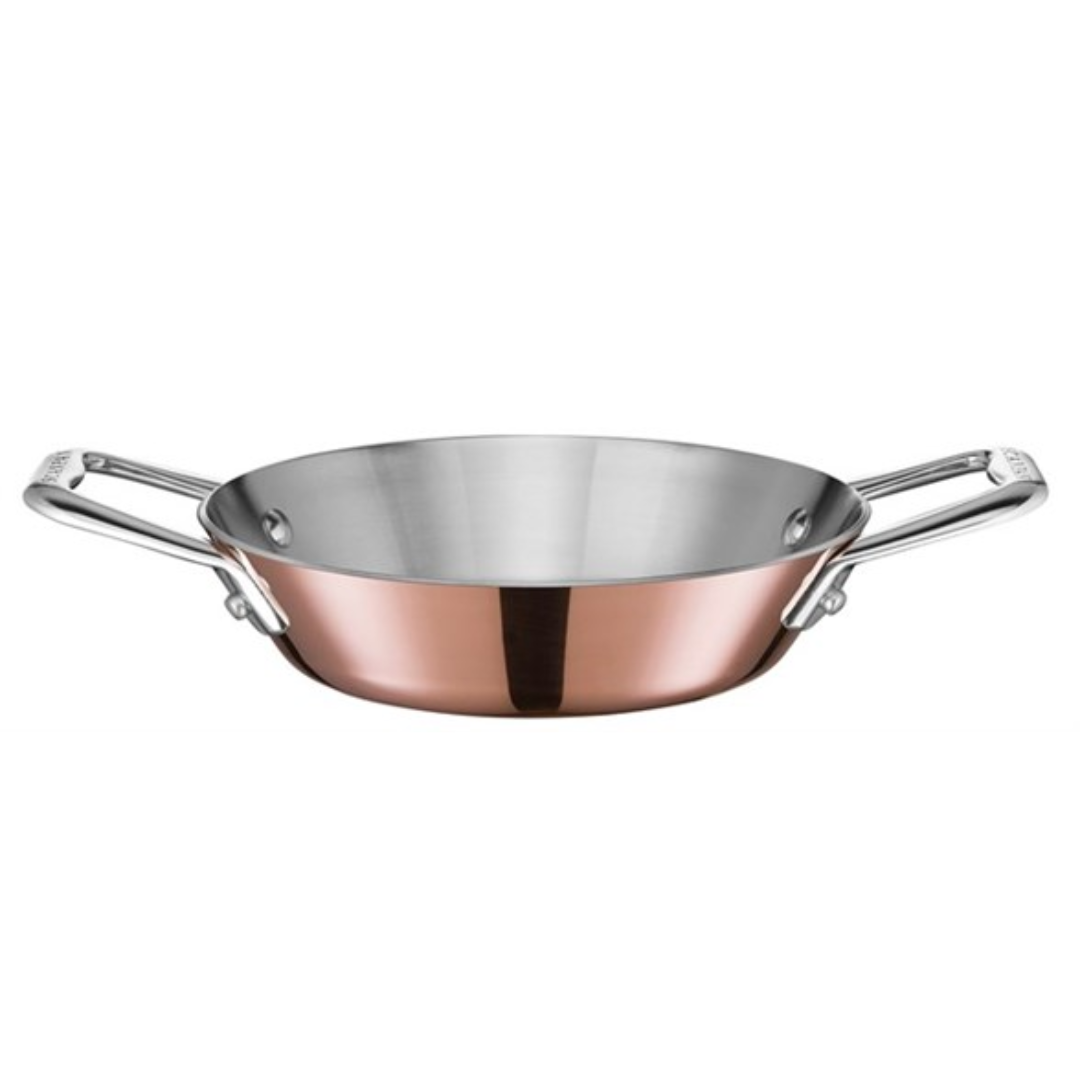 Maitre D' Copper - Mini Paella Pan 16cm (Stainless Steel | Copper)