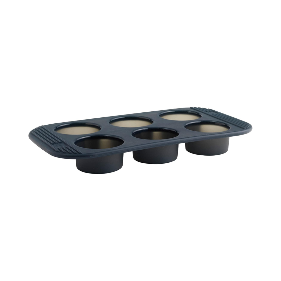 6 Mini Muffin Baking Pan - Grey Translucent