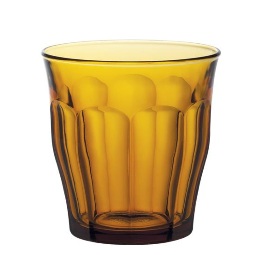 Le Picardie® Glass Tumbler (Set of 6), 31cL/10.375oz - Amber