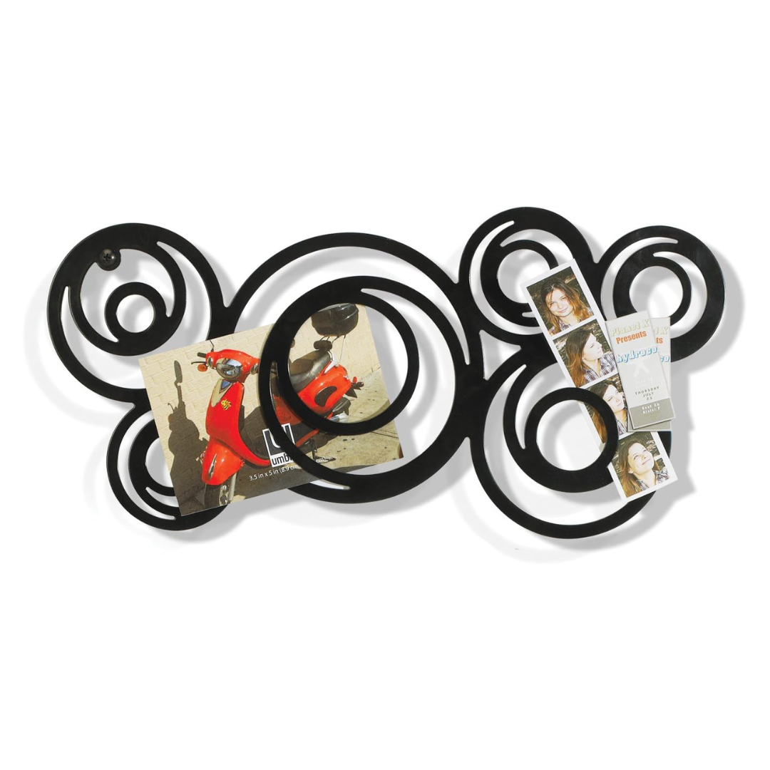 Ringlet Frame Photo Holder - Black