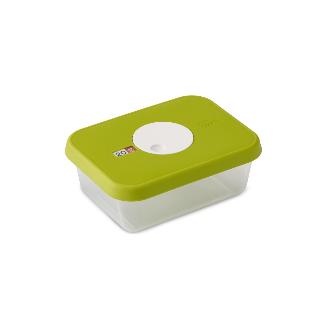 Dial Storage Container with Datable Lid Rectangular 1L