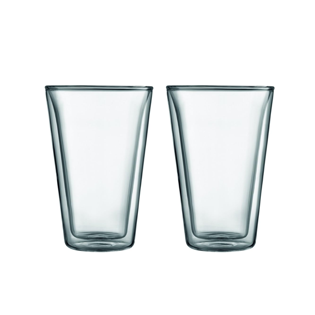 Canteen Double Wall Glass (Set of 2), 0.4L/13.5oz