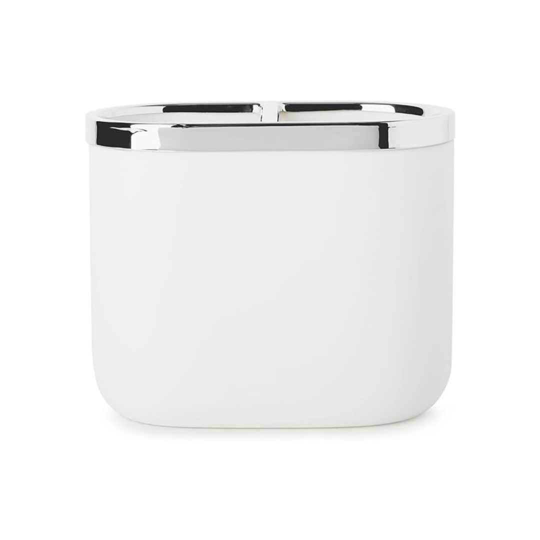 Junip Toothbrush Holder - White/Chrome