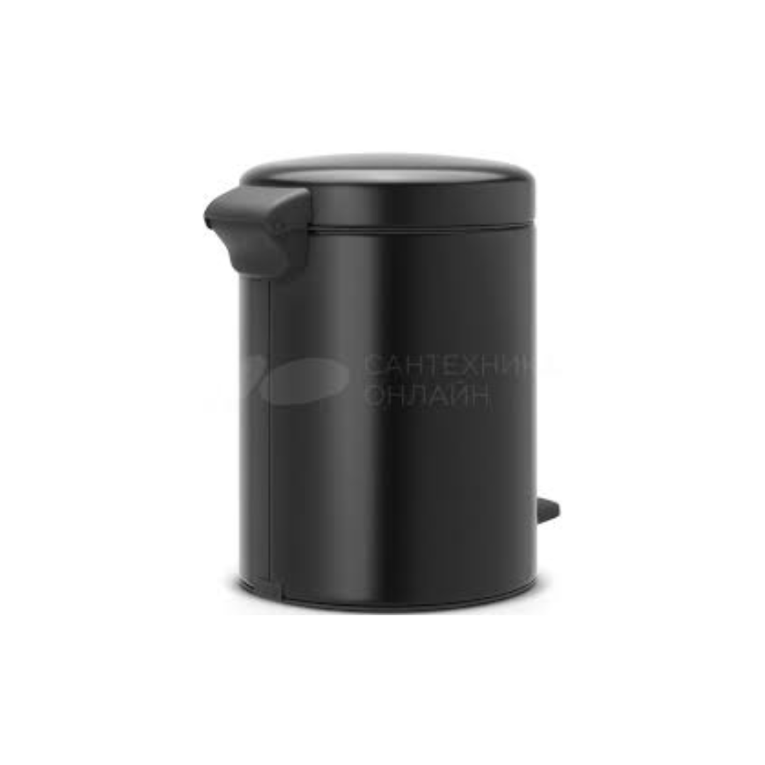 NewIcon - Pedal Bin Recycle 2x2 Litre - Matt Black