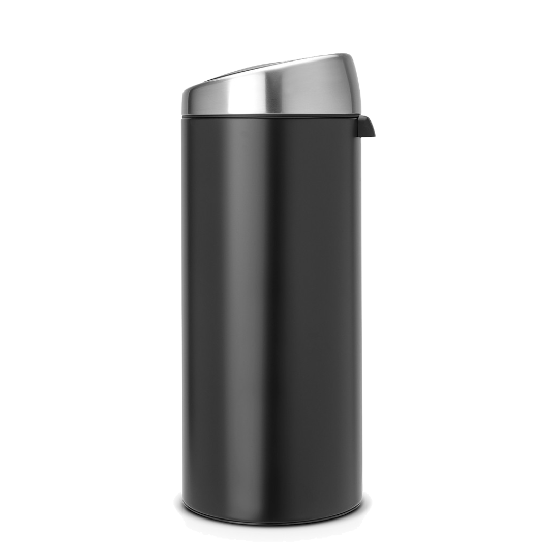 Touch Bin 30 Litre - Matt Black/Fingerprint Proof Lid