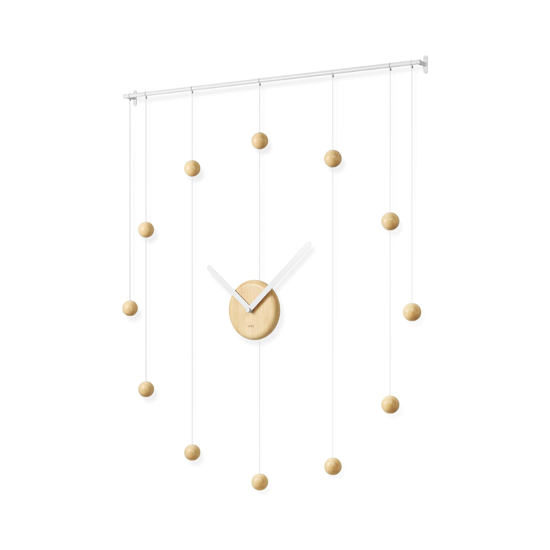 Hangtime Clock - White/Natural