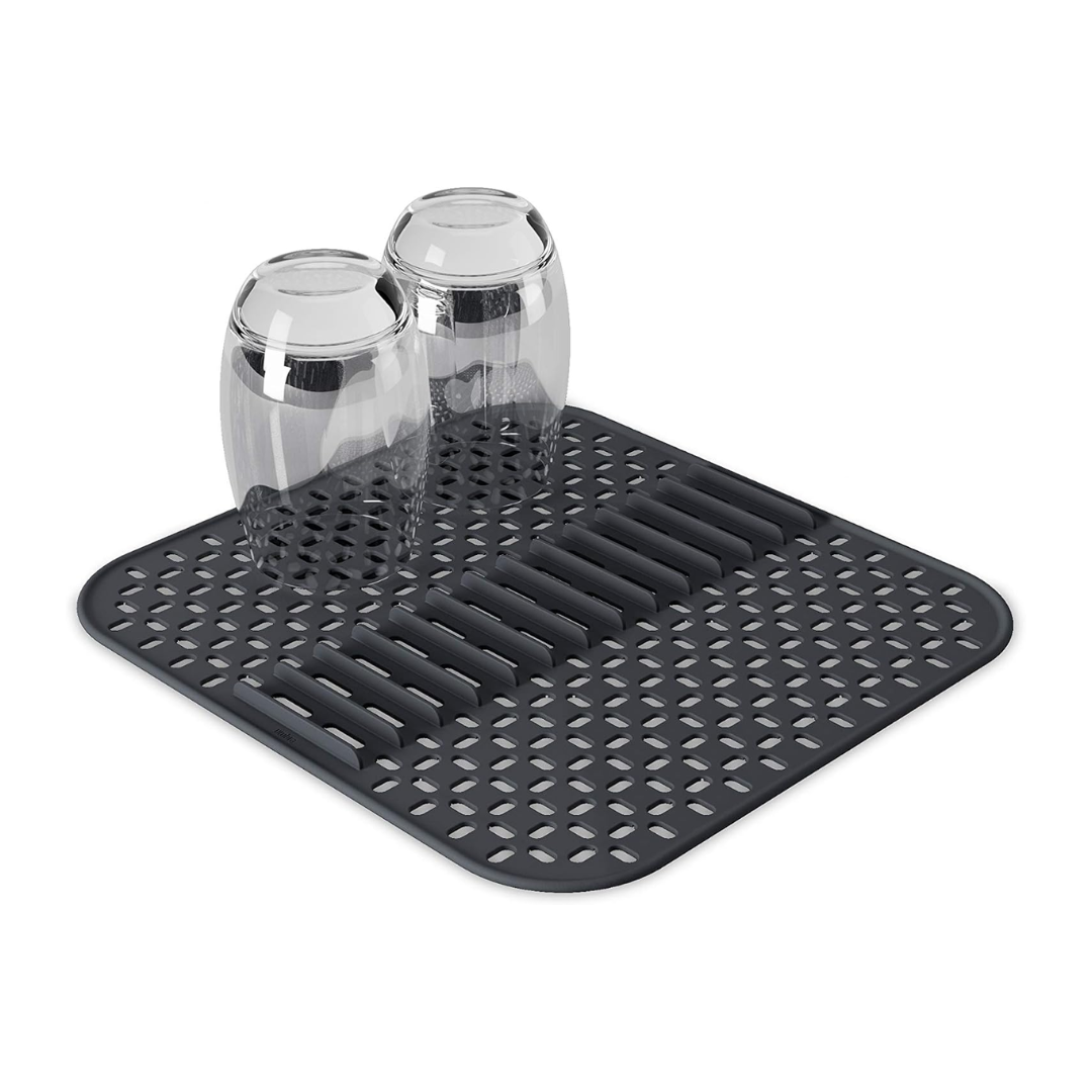 Sling Plate Holder Sink Mat Small - Charcoal