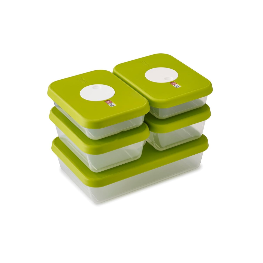 Dial Storage - 5Pcs Container Set Rectangular (3x1L)