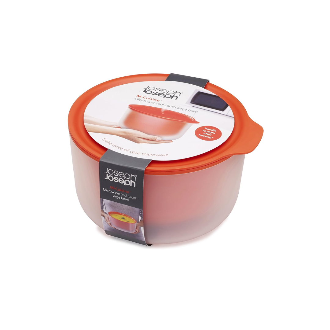 M-Cuisine Cool Touch Microwave Bowl Large - Orange