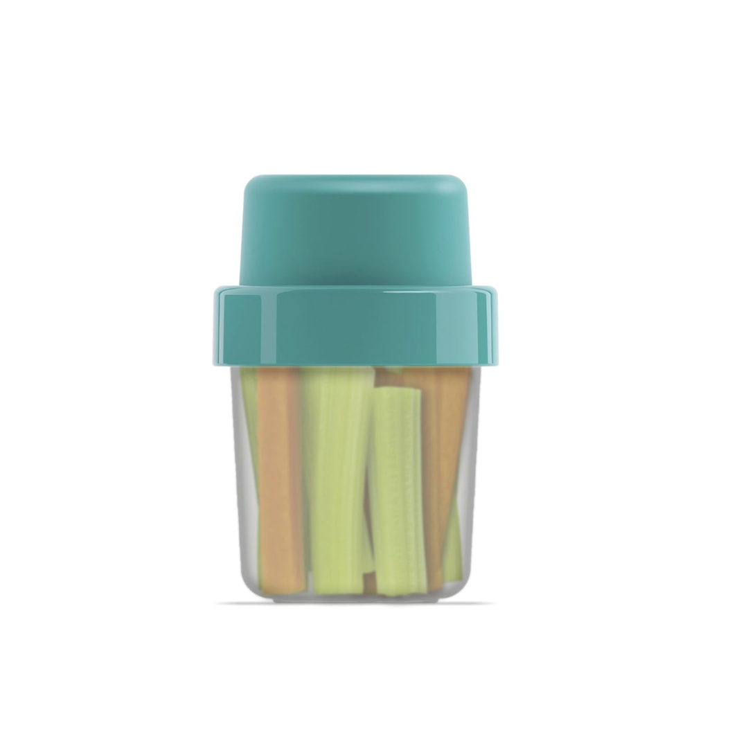 GoEat Space Saving Snack Pot - Teal