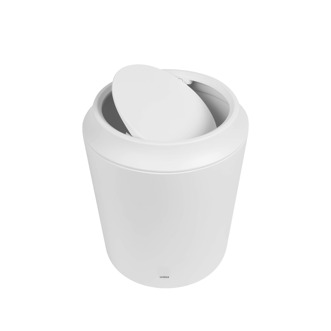 Corsa/Scillae Can with Lid - White