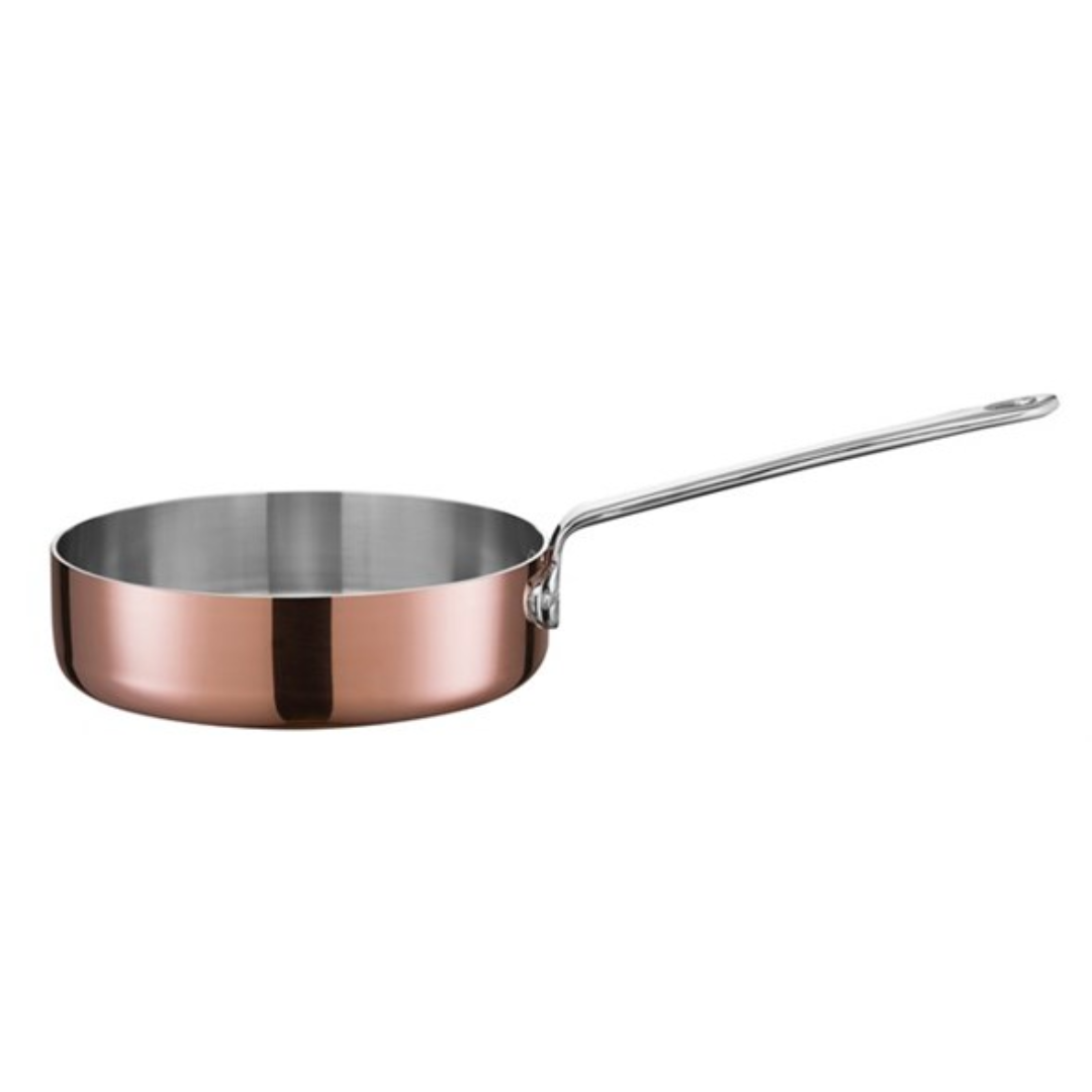 Maitre D' Copper - Mini Saute Pan 16cm/0.75L (Stainless Steel | Copper)