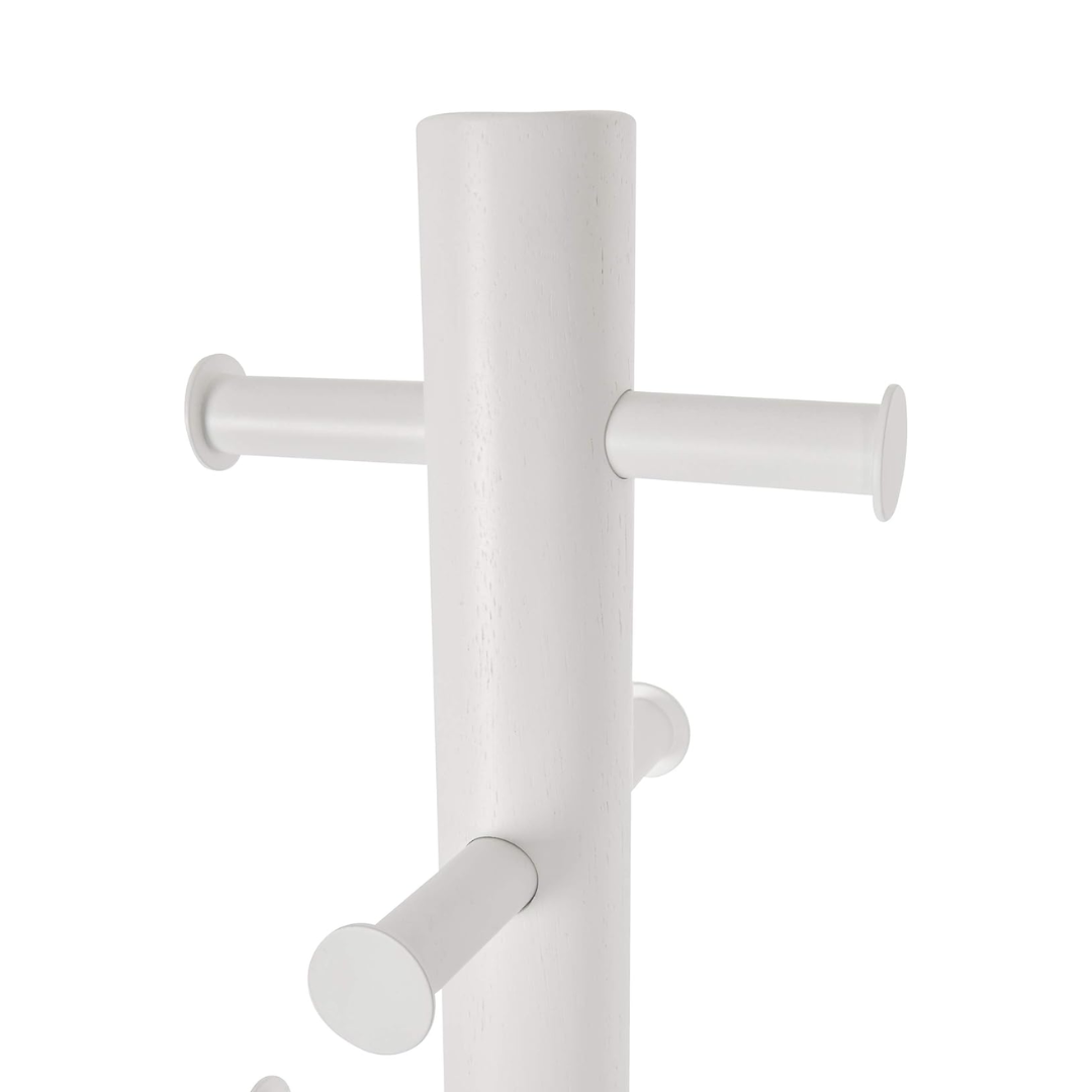 Pillar Coat Rack - White