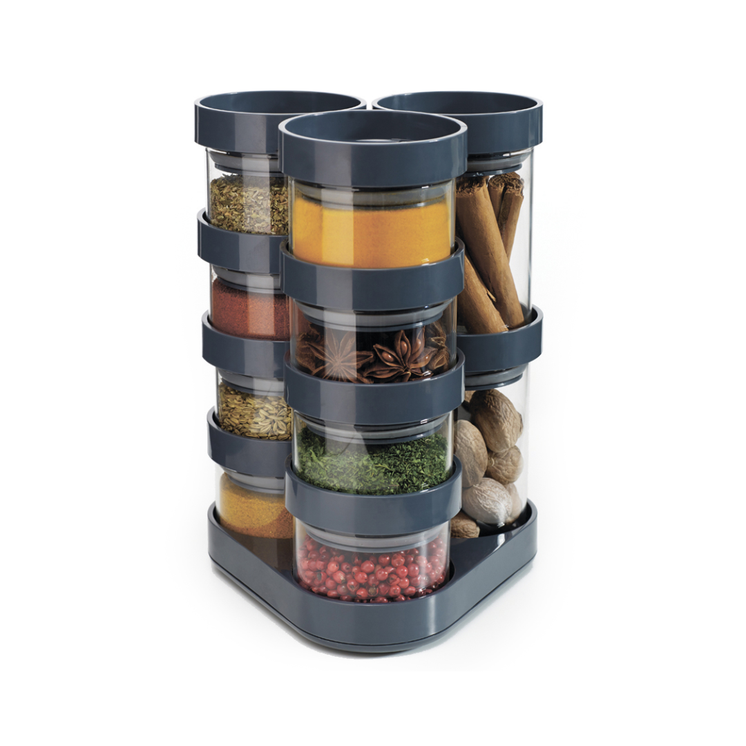 Spice Storage Carousel - Grey