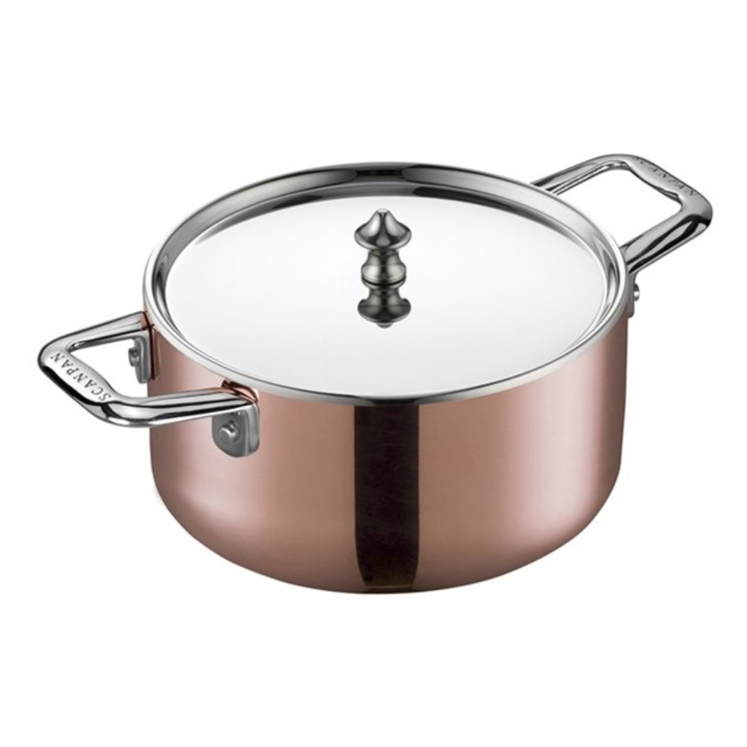 Maitre D' Copper - Mini Dutch Oven 16cm/1.5L (Stainless Steel | Copper)