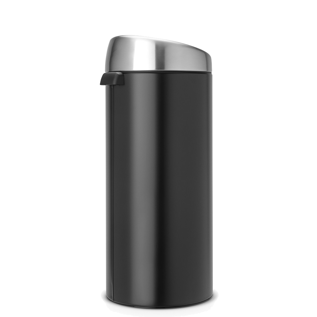 Touch Bin 30 Litre - Matt Black/Fingerprint Proof Lid