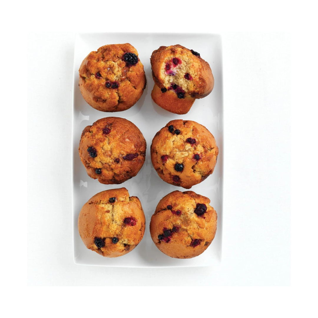 6 Mini Muffin Baking Pan - Grey Translucent