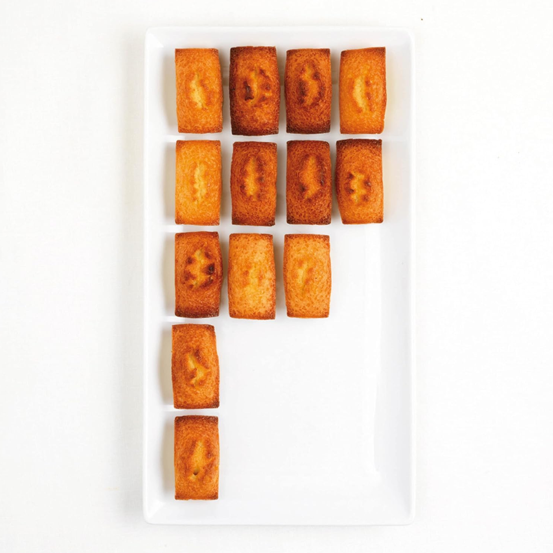 20 Mini Financiers Baking Pan - Grey Translucent