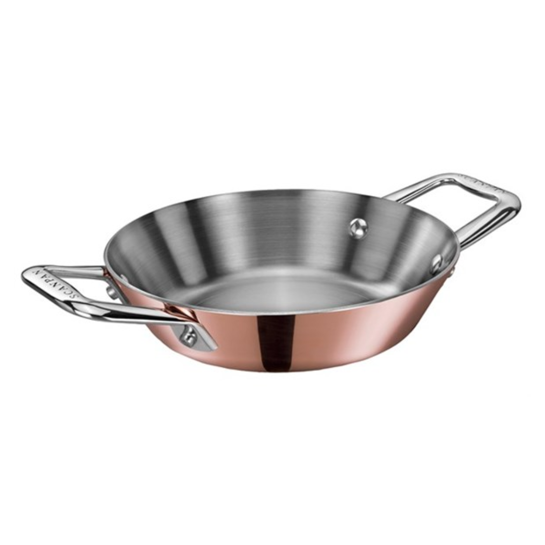 Maitre D' Copper - Mini Paella Pan 16cm (Stainless Steel | Copper)