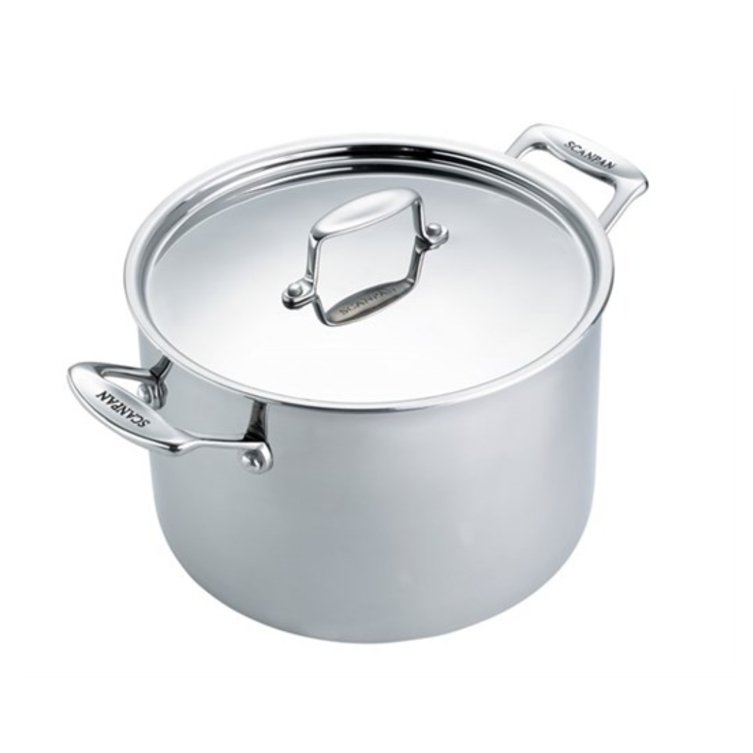 Fusion 5 - Stock Pot with Lid 24cm/7.6L (Stainless Steel)